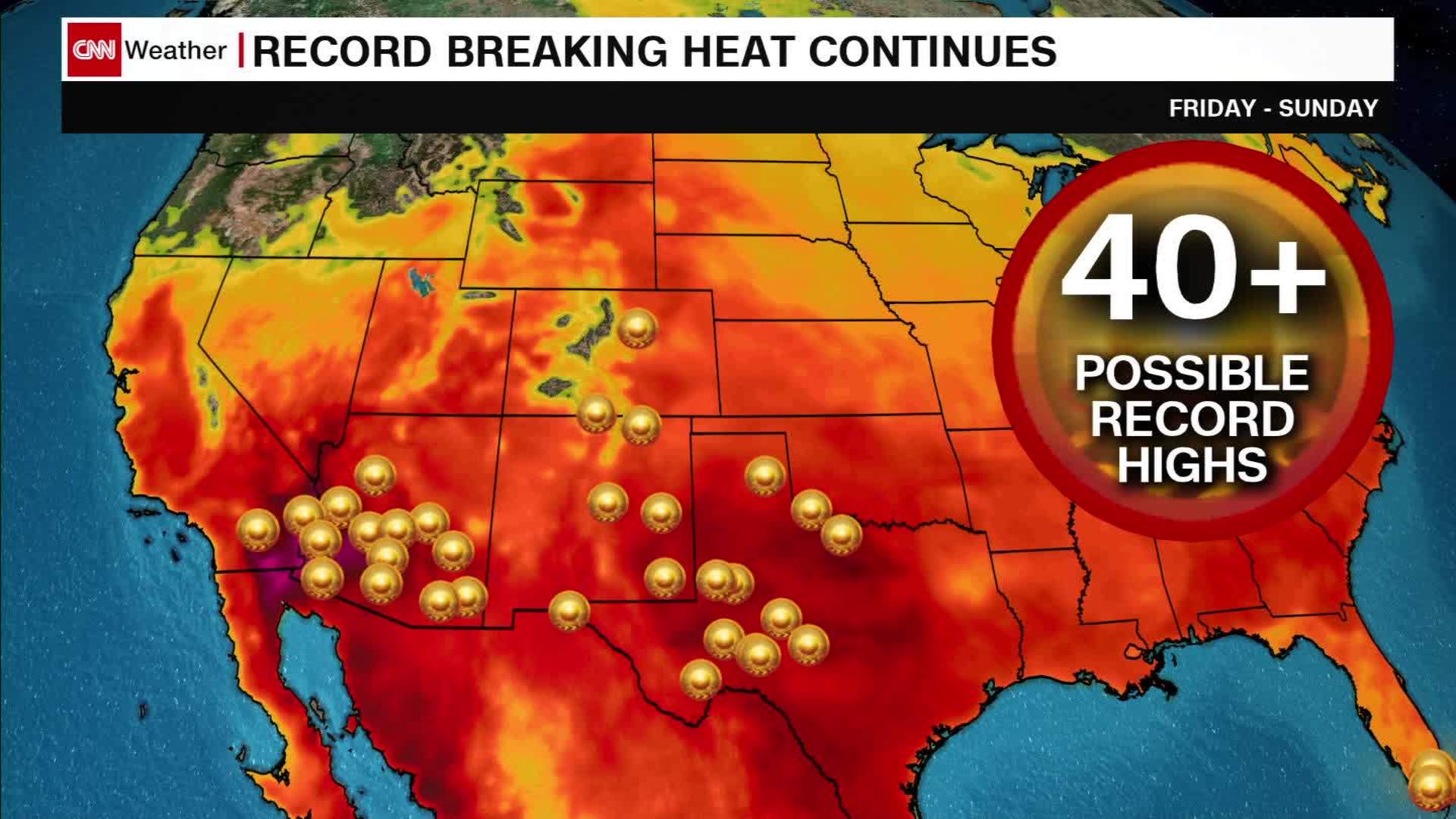 heatwave map